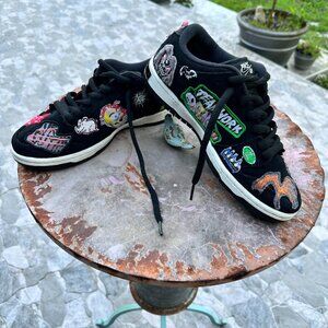 NIKE NECKFACE SB DUNK LOW PRO MEN'S 7.5 BLACK DO4488 01 2022